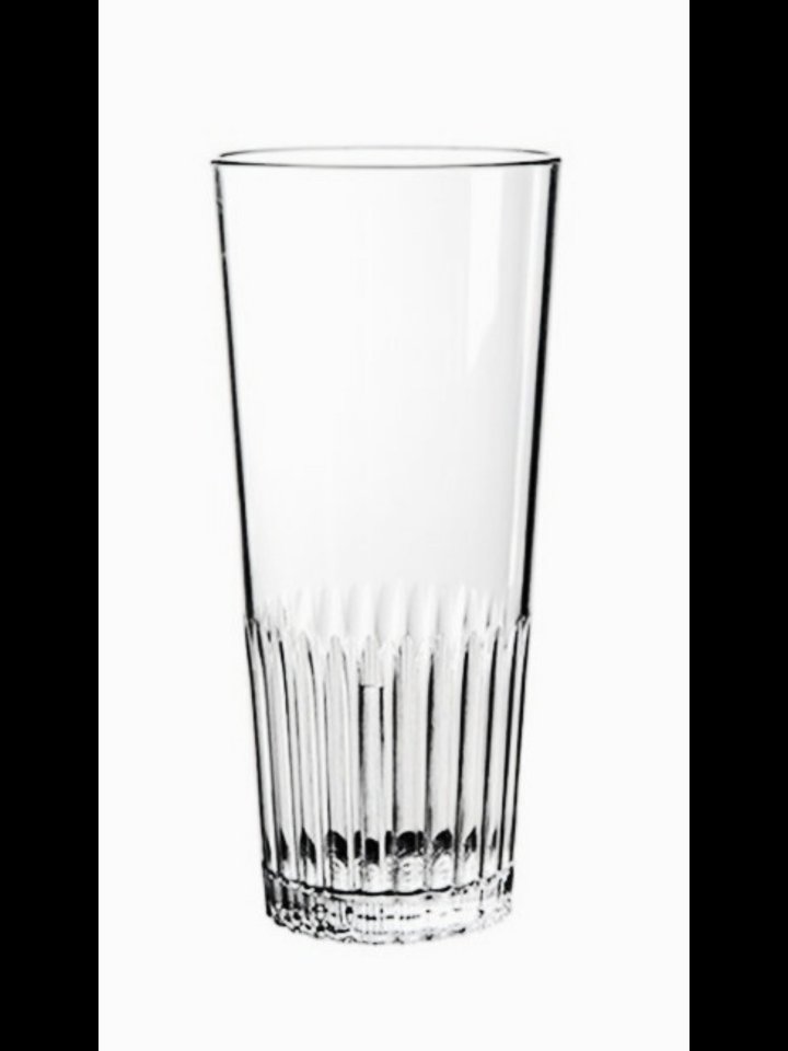 Geribbeld bierglas 25cl - PC