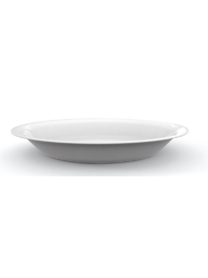 Diep bord Ø 20cm wit - PP